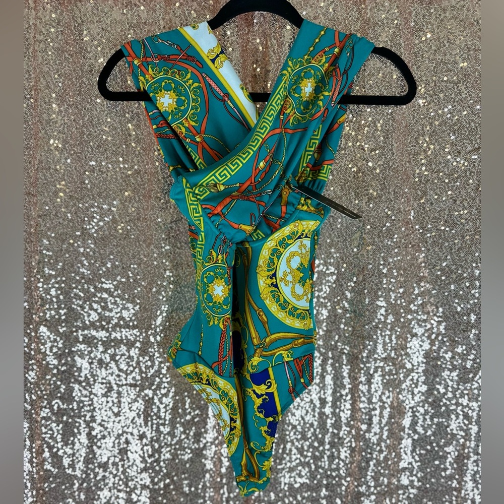 Cross Top Bodysuit, Medium